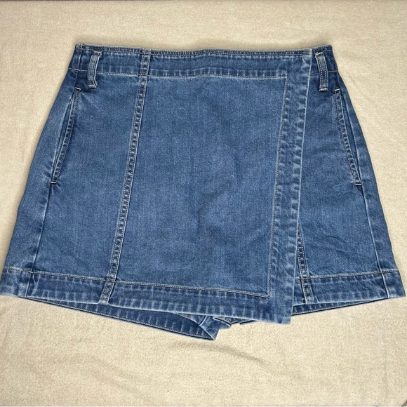 Veronica Beard Jeans Bright Lakeshore Agee Skort Bright Lakeside Size 10 - Picture 3 of 14